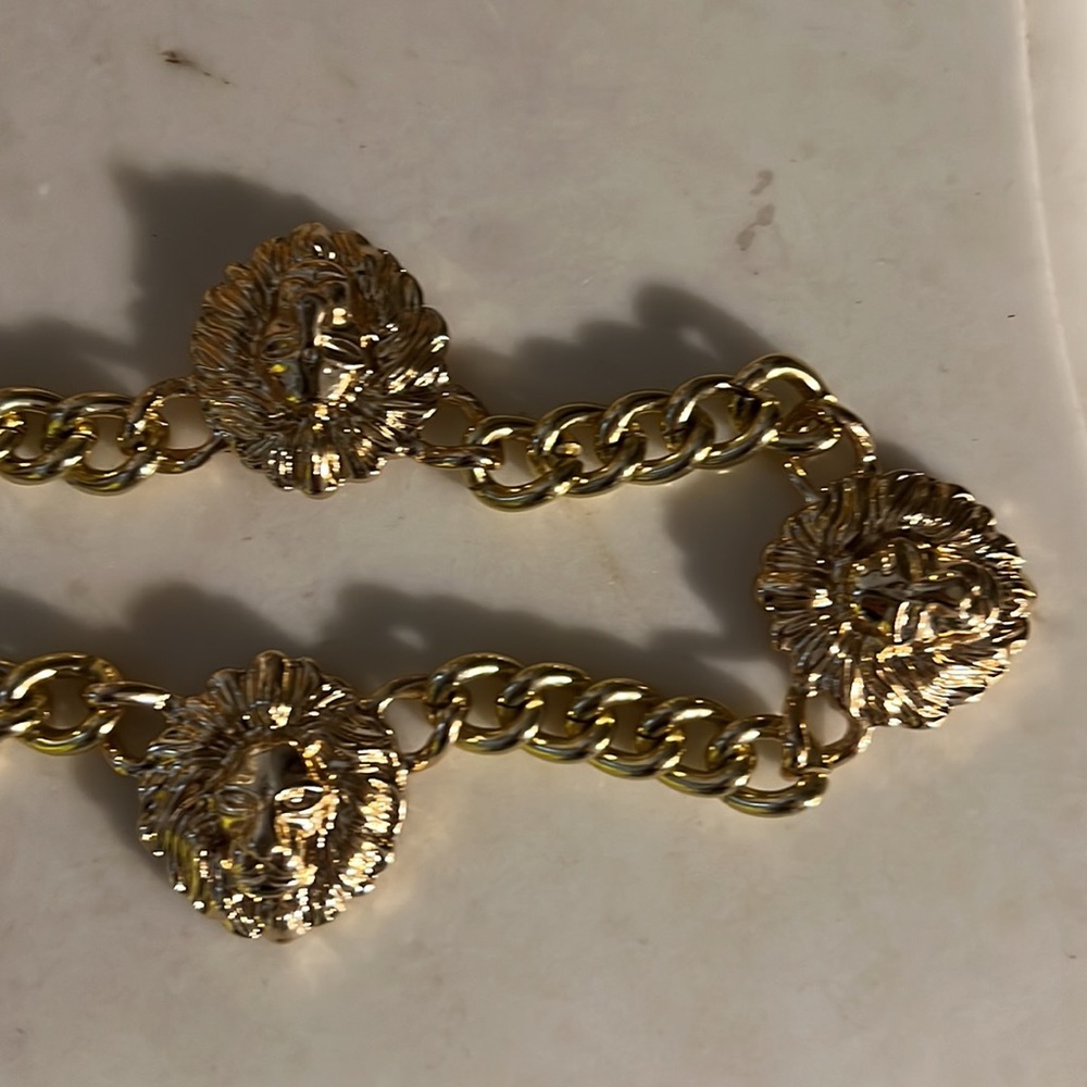 Lion head necklace